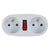 Steckdosenleiste Esperanza ELK306W 2 Stecker