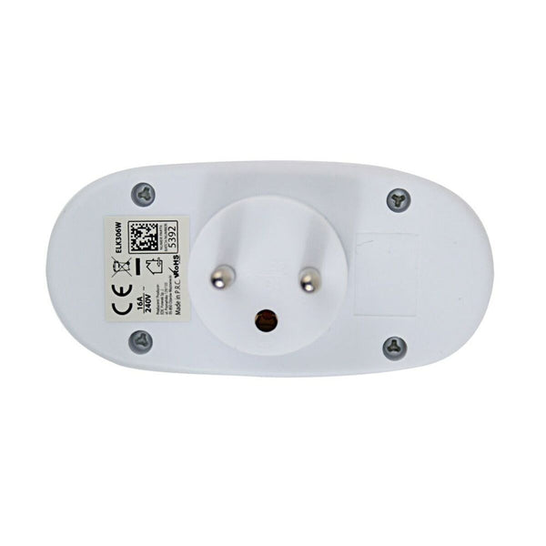 Steckdosenleiste Esperanza ELK306W 2 Stecker