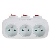 Steckdosenleiste Esperanza ELK307W 3 Stecker