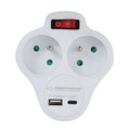 Steckdosenleiste Esperanza ELK311W 2 Stecker