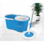 Mop with Bucket Esperanza EHS005 Blau Weiß Mikrofaser