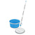 Mop with Bucket Esperanza EHS007 Blau Weiß Mikrofaser