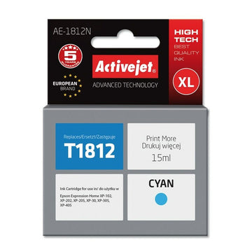 Kompatibel Tintenpatrone Activejet AE-1812N Türkis