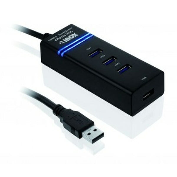 Hub USB Ibox IUH3FB Schwarz