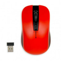 Schnurlose Mouse Ibox LORIINI Schwarz/Rot