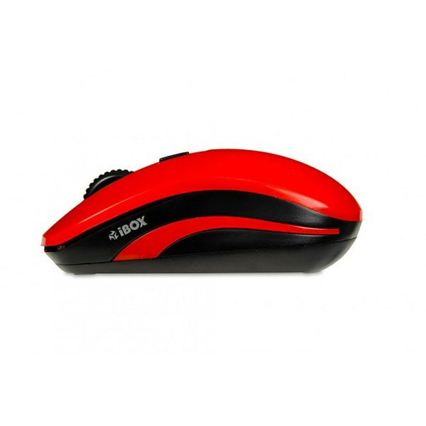 Schnurlose Mouse Ibox LORIINI Schwarz/Rot