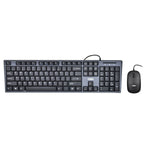 Tastatur mit Maus Ibox IKMS606 Qwerty US Schwarz QWERTY