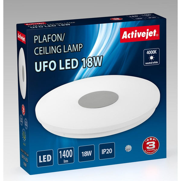 Deckenlampe Activejet AJE-UFO Weiß Metall 18 W