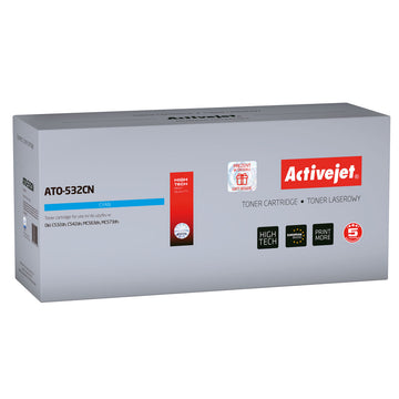 Original Toner Activejet ATO-532CN Türkis (1 Stück)