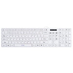 Tastatur Activejet Klawiatura USB K-3066SW Weiß QWERTY