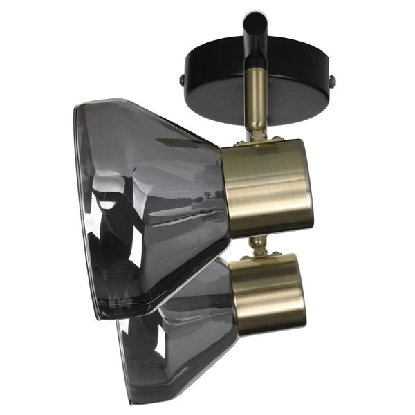 Deckenlampe Activejet AJE-LISA 2P Schwarz Gold Metall 40 W