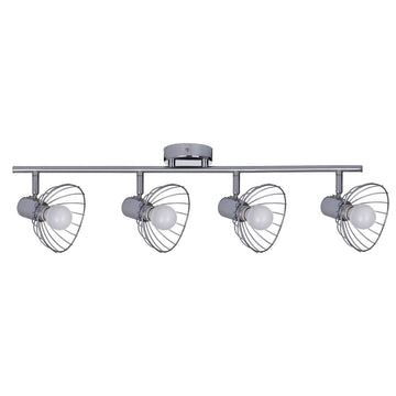 Deckenlampe Activejet AJE-GIZEL 4P                    Silberfarben Metall 40 W 230 V