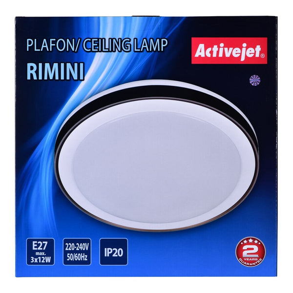 Deckenlampe Activejet AJE-RIMINI Weiß Schwarz 12 W