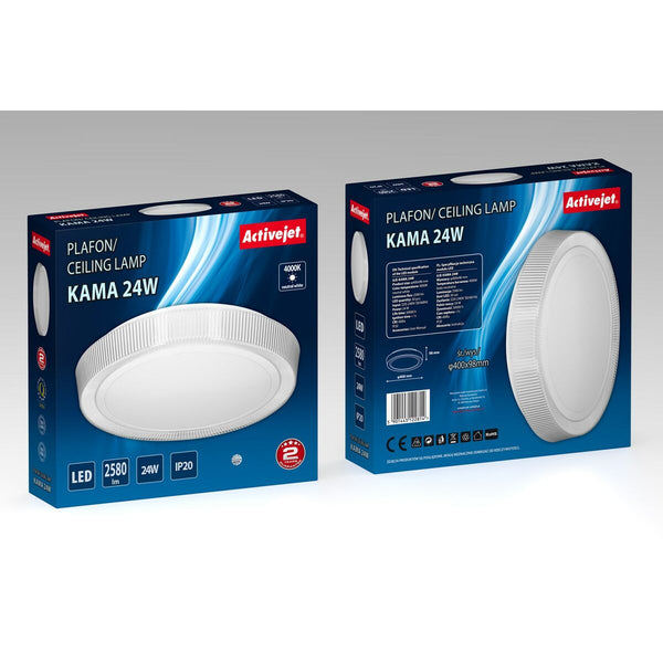 Deckenlampe Activejet AJE-KAMA 24W Weiß 80 24 W (4000 K)