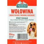 Hundesnack Petitto Rind und Kalbfleisch 500 g