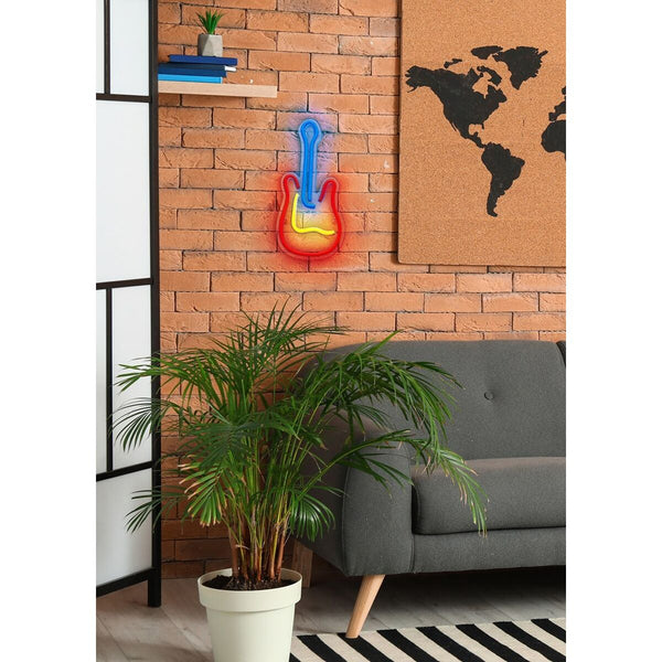Leuchtende Dekoration Actis ACS-NEON GITARA Bunt 80