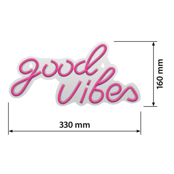 Neon-Schild Actis ACS-NEON VIBES Bunt 80