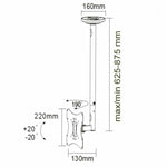 TV Halterung MacLean MC-504A S 23" 42" 30 Kg