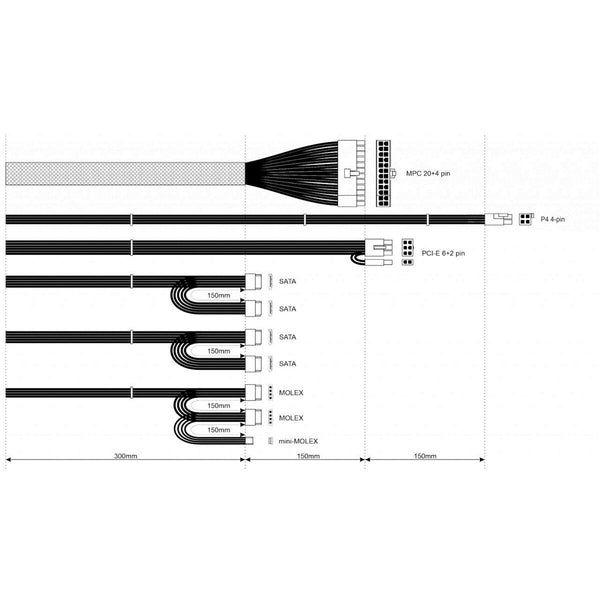 Stromquelle Akyga AK-B1-600 ATX 600 W RoHS