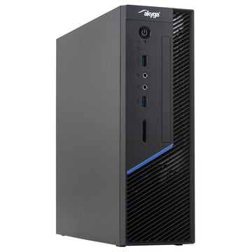 ATX Semi-Tower Gehäuse Akyga AK-202-01BK Schwarz