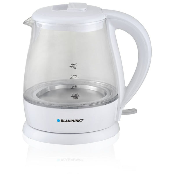 Wasserkocher Blaupunkt EKG301  Weiß Glas Aluminium 1630 W 1 L