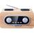Radio Blaupunkt PP5.2CR Weiß Braun Holz