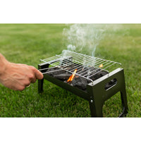 Holzkohlegrill mit Rädern Blaupunkt GC101 Schwarz Stahl