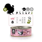 Katzenfutter 3COTY Truthahn 80 g
