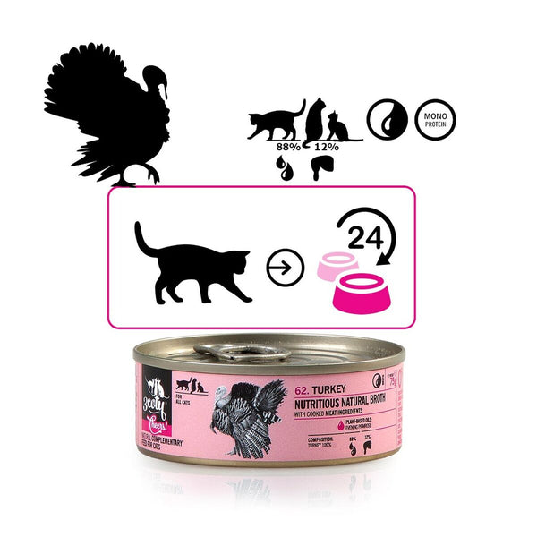 Katzenfutter 3COTY Truthahn 75 g