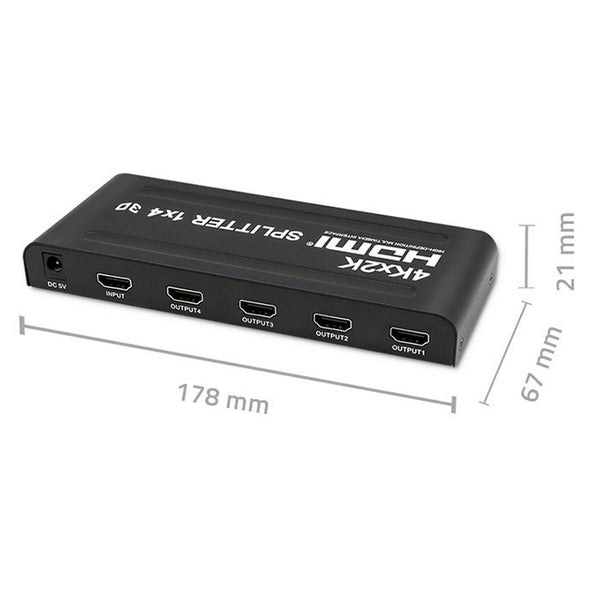 HDMI-Switch Qoltec 51798 Schwarz