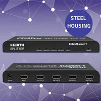 HDMI-Switch Qoltec 51798 Schwarz