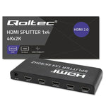 HDMI-Switch Qoltec 51799 Schwarz