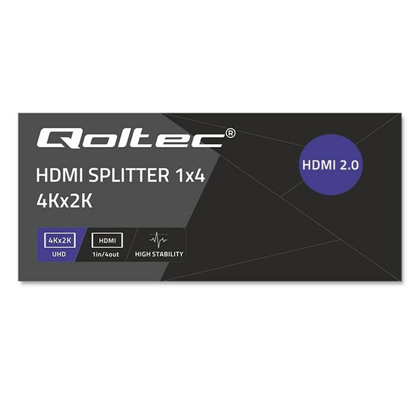 HDMI-Switch Qoltec 51799 Schwarz