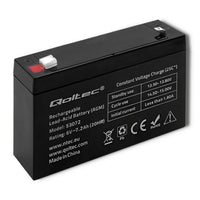 Batterie für Unterbrechungsfreies Stromversorgungssystem USV Qoltec 53072 7200 mAh 6 V