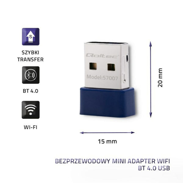 Netzadapter Qoltec 57007