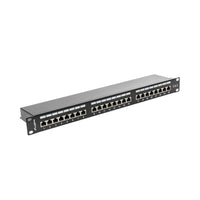 24-port UTP Kategorie 6 Steckleiste Lanberg PPS6-1024-B