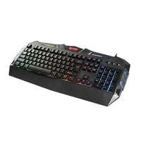 Tastatur Fury NFU-0868 Schwarz Bunt QWERTY Qwerty US