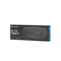 Tastatur Natec TROUT Schwarz