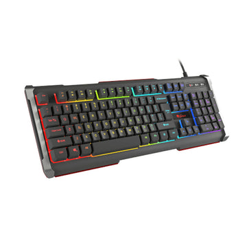 Tastatur Genesis NKG-0993 Schwarz Bunt QWERTY