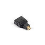 Micro HDMI-zu- HDMI-Adapter Lanberg AD-0015-BK Schwarz