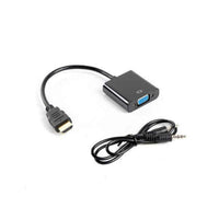 Adapter HDMI auf VGA Lanberg AD-0017-BK Schwarz 20 cm