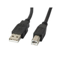 USB 2.0 A zu USB-B-Kabel Lanberg CA-USBA-11CC-0030-BK Schwarz 3 m (1 Stück)