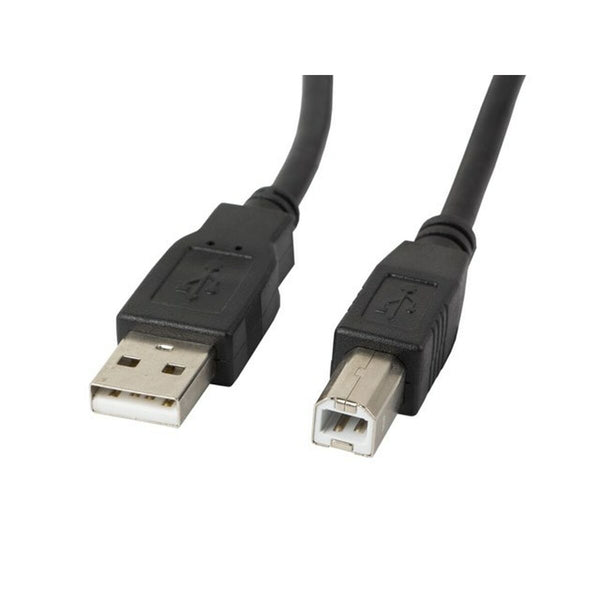 USB 2.0 A zu USB-B-Kabel Lanberg CA-USBA-11CC-0030-BK Schwarz 3 m (1 Stück)