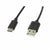 USB A zu USB-C-Kabel Lanberg CA-USBO-10CC-0018-BK Schwarz 1,8 m (1 Stück)