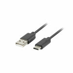 USB A zu USB-C-Kabel Lanberg CA-USBO-31CU-0018-BK Schwarz 1,8 m (1 Stück)