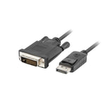 DisplayPort-Kabel zu DVI Lanberg CA-DPDV-10CU-0010-BK