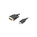 HDMI auf DVI Verbindungskabel Lanberg CA-HDDV-10CC-0018-BK Schwarz 1,8 m