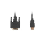 HDMI auf DVI Verbindungskabel Lanberg CA-HDDV-10CC-0018-BK Schwarz 1,8 m