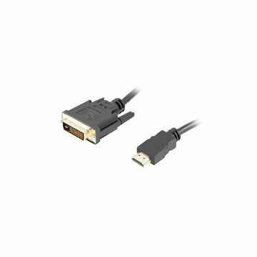 HDMI-zu-DVI-Adapter Lanberg CA-HDDV-20CU-0018-BK Schwarz 1,8 m