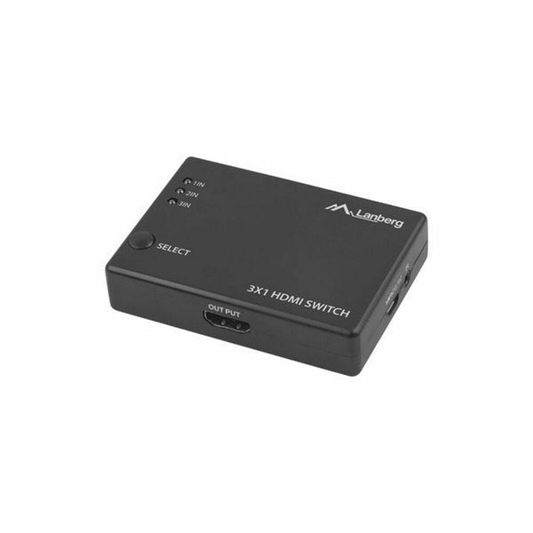 HDMI-Switch Lanberg SWV-HDMI-0003 Schwarz 80 cm